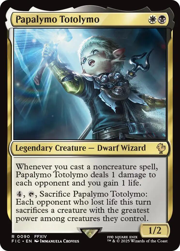 Papalymo Totolymo (Surge Foil) [FINAL FANTASY Commander] | PLUS EV GAMES 