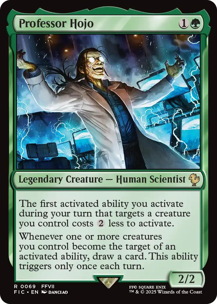 Professor Hojo (Surge Foil) [FINAL FANTASY Commander] | PLUS EV GAMES 