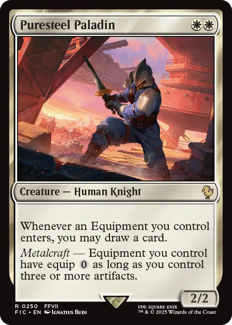 Puresteel Paladin (Surge Foil) [FINAL FANTASY Commander] | PLUS EV GAMES 