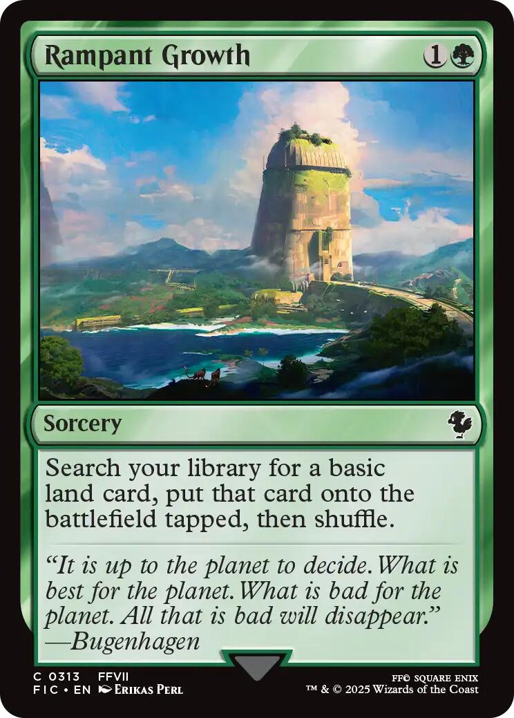 Rampant Growth (Surge Foil) [FINAL FANTASY Commander] | PLUS EV GAMES 