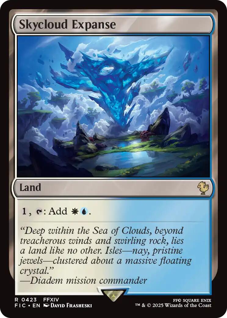 Skycloud Expanse (Surge Foil) [FINAL FANTASY Commander] | PLUS EV GAMES 