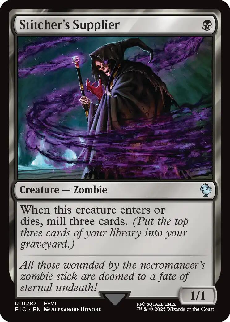 Stitcher's Supplier (Surge Foil) [FINAL FANTASY Commander] | PLUS EV GAMES 