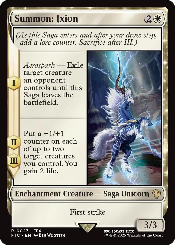 Summon: Ixion (Surge Foil) [FINAL FANTASY Commander] | PLUS EV GAMES 