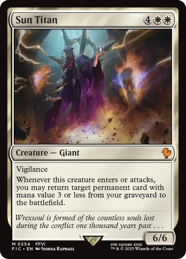 Sun Titan (Surge Foil) [FINAL FANTASY Commander] | PLUS EV GAMES 