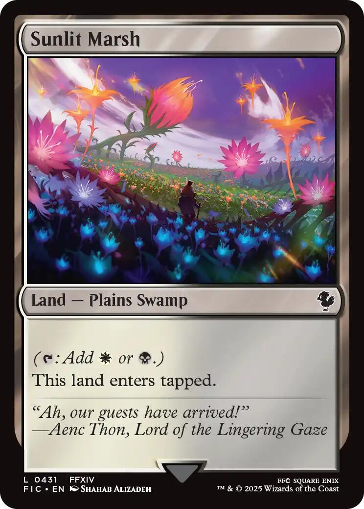 Sunlit Marsh (Surge Foil) [FINAL FANTASY Commander] | PLUS EV GAMES 