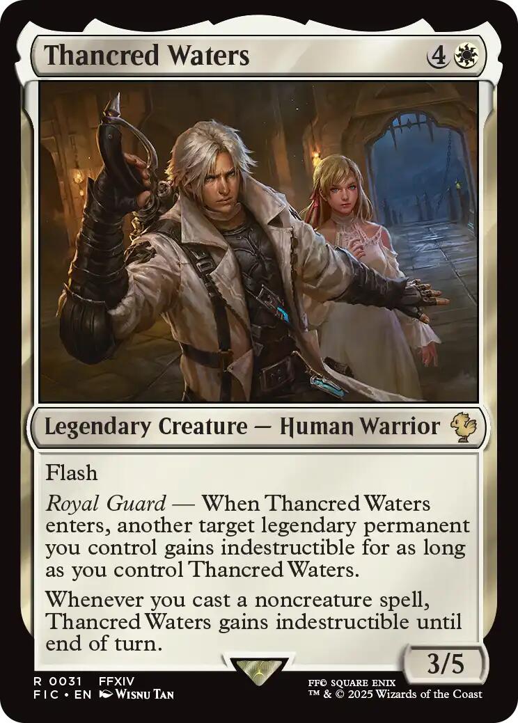 Thancred Waters (Surge Foil) [FINAL FANTASY Commander] | PLUS EV GAMES 
