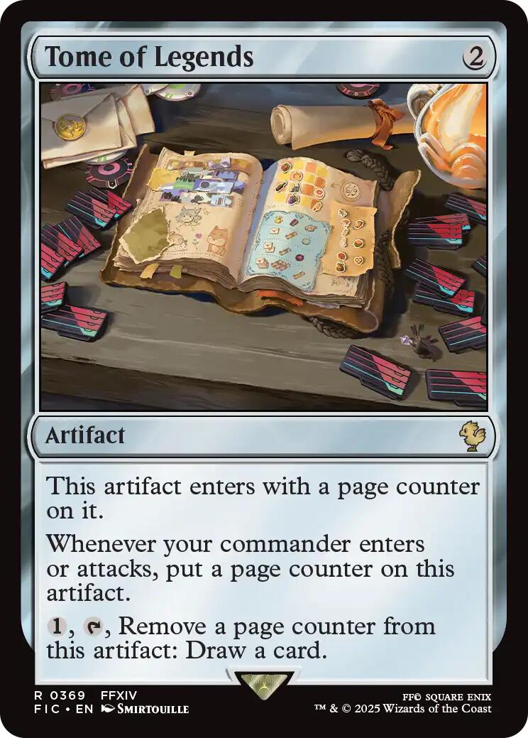 Tome of Legends (Surge Foil) [FINAL FANTASY Commander] | PLUS EV GAMES 