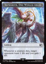 Emblem - Sephiroth, One-Winged Angel // Robot Warrior Double-Sided Token [FINAL FANTASY Tokens]
