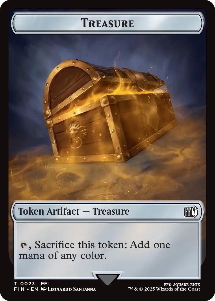 Hero (0004) // Treasure Double-Sided Token [FINAL FANTASY Tokens] | PLUS EV GAMES 
