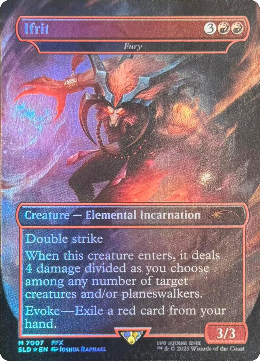 Ifrit - Fury (Rainbow Foil) [Secret Lair Drop Series] | PLUS EV GAMES 