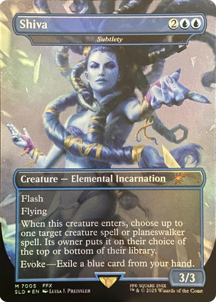 Shiva - Subtlety (Rainbow Foil) [Secret Lair Drop Series] | PLUS EV GAMES 
