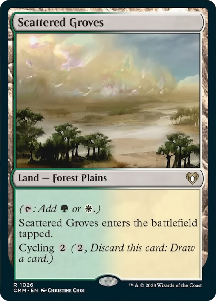 Scattered Groves [Commander Masters] | PLUS EV GAMES 