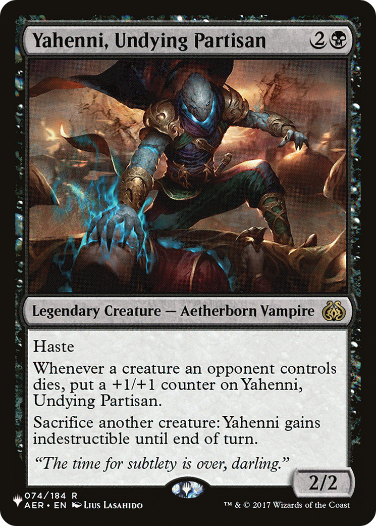 Yahenni, Undying Partisan [The List] | PLUS EV GAMES 