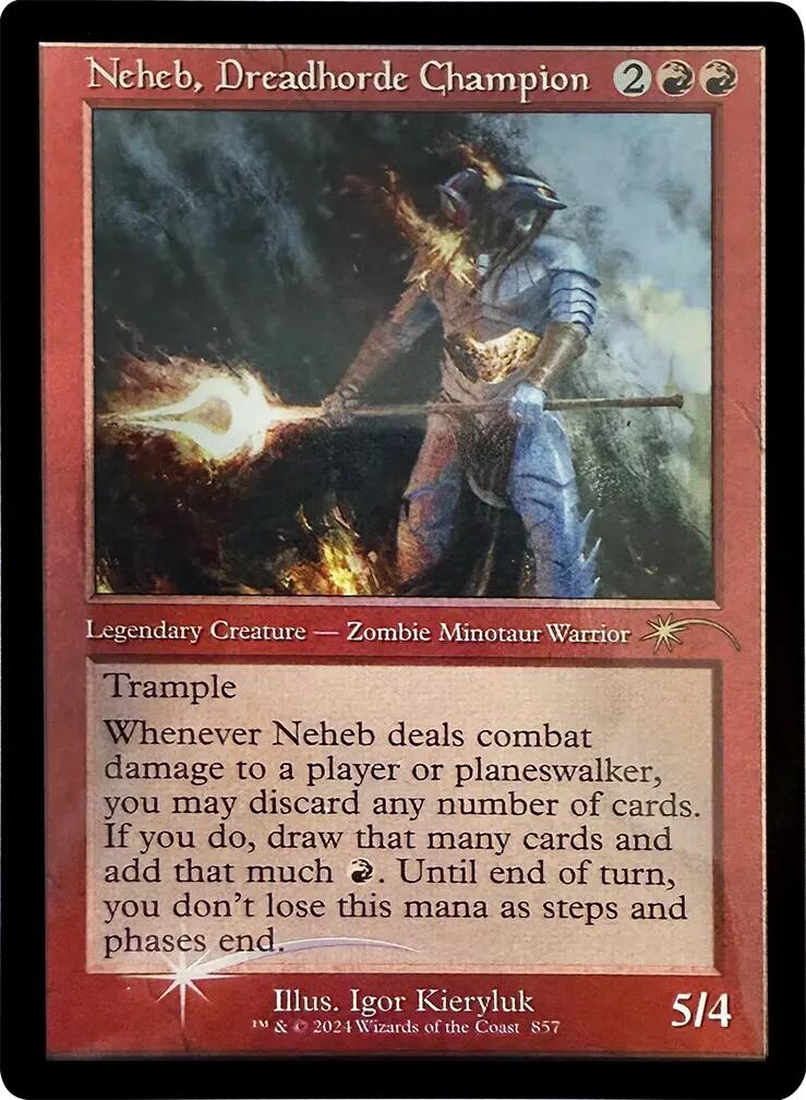 Neheb, Dreadhorde Champion (Retro Frame) [Secret Lair Drop Series] | PLUS EV GAMES 