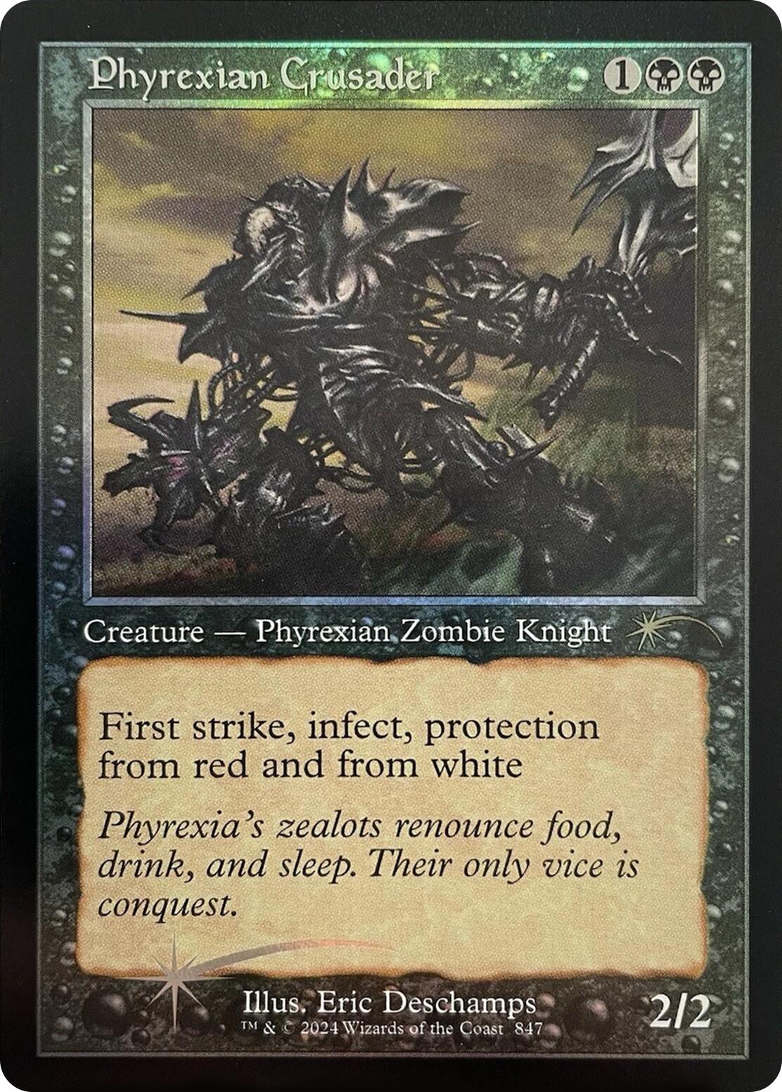 Phyrexian Crusader (Retro Frame) [Secret Lair Drop Series] | PLUS EV GAMES 