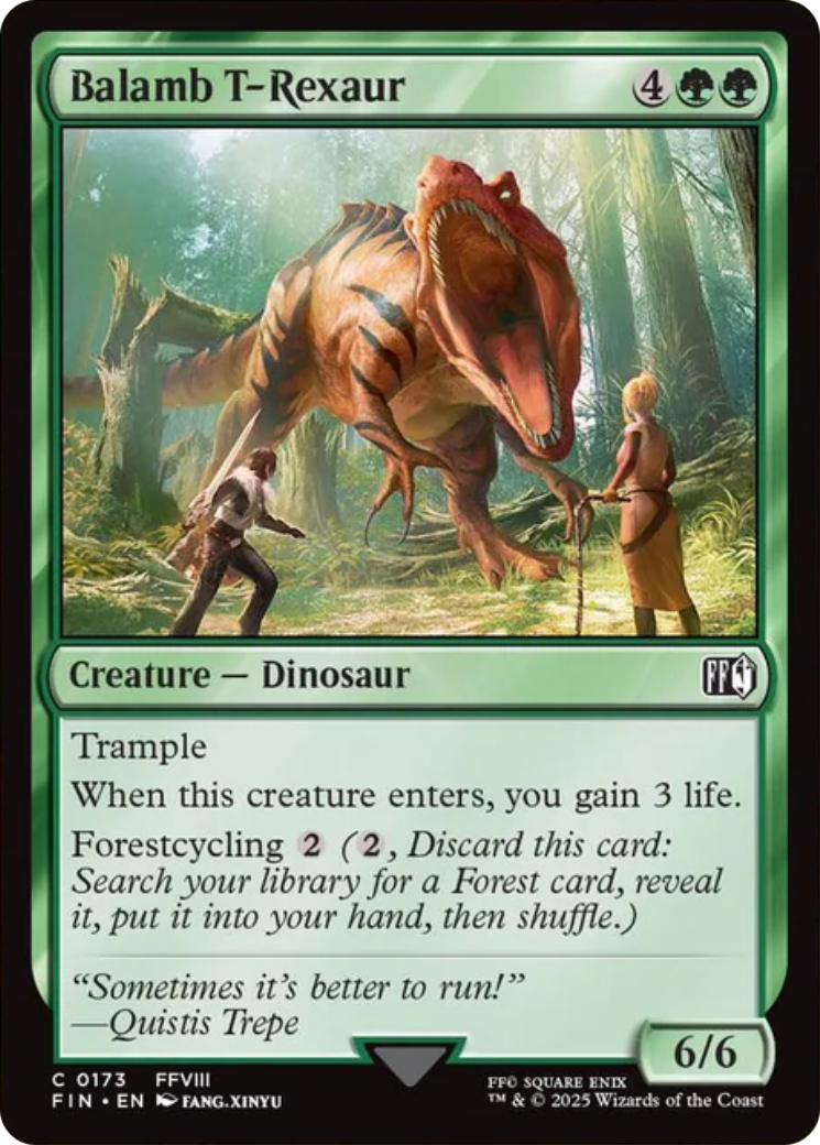 Balamb T-Rexaur [FINAL FANTASY] | PLUS EV GAMES 