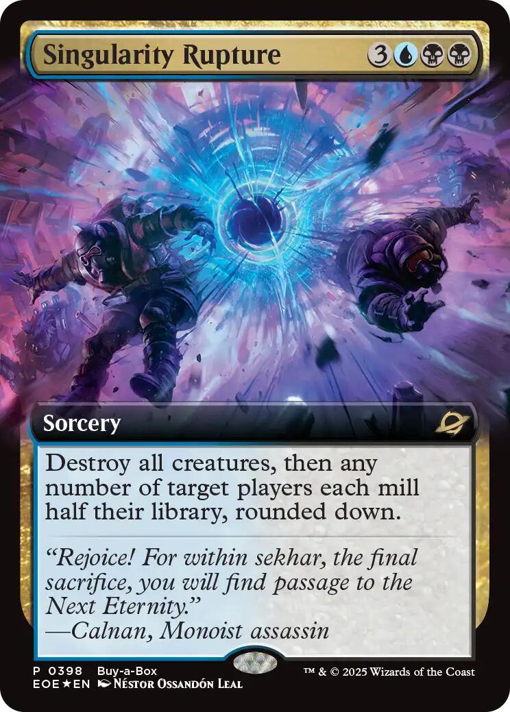 Singularity Rupture (Extended Art) (Buy-A-Box) [Edge of Eternities] | PLUS EV GAMES 