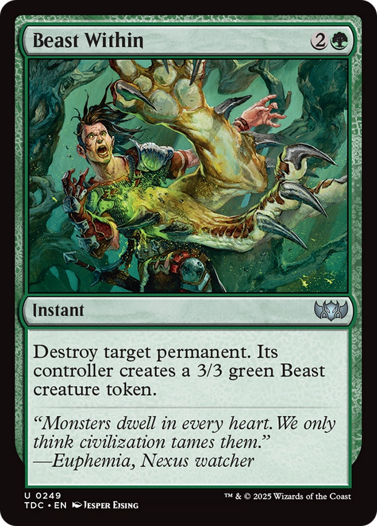 Beast Within [Tarkir: Dragonstorm Commander] | PLUS EV GAMES 
