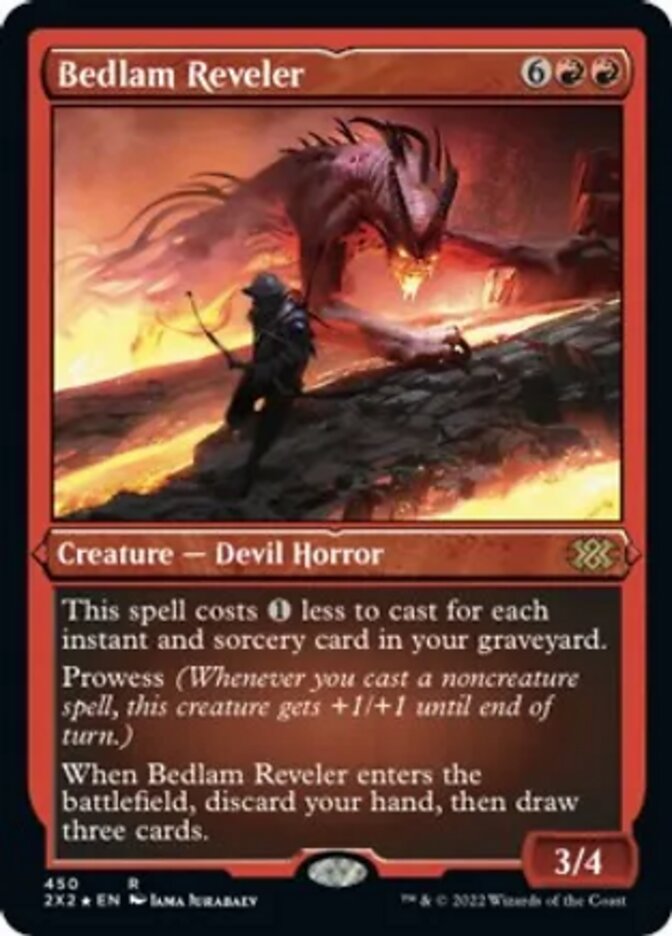 Bedlam Reveler (Foil Etched) [Double Masters 2022] | PLUS EV GAMES 