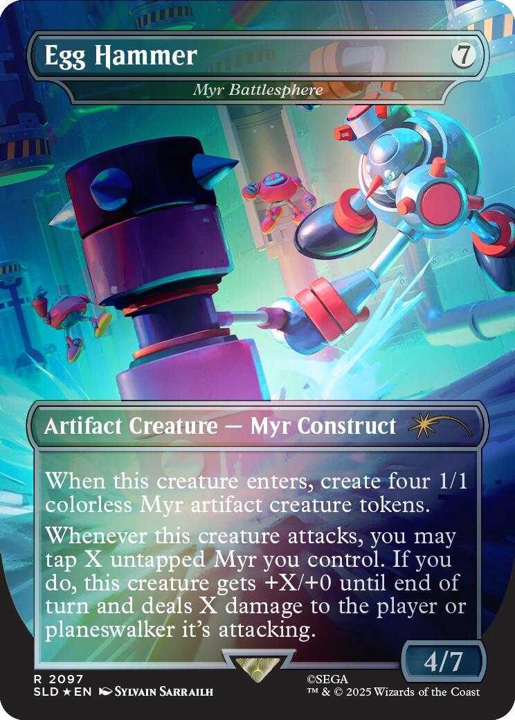 Egg Hammer - Myr Battlesphere (Rainbow Foil) [Secret Lair Drop Series] | PLUS EV GAMES 