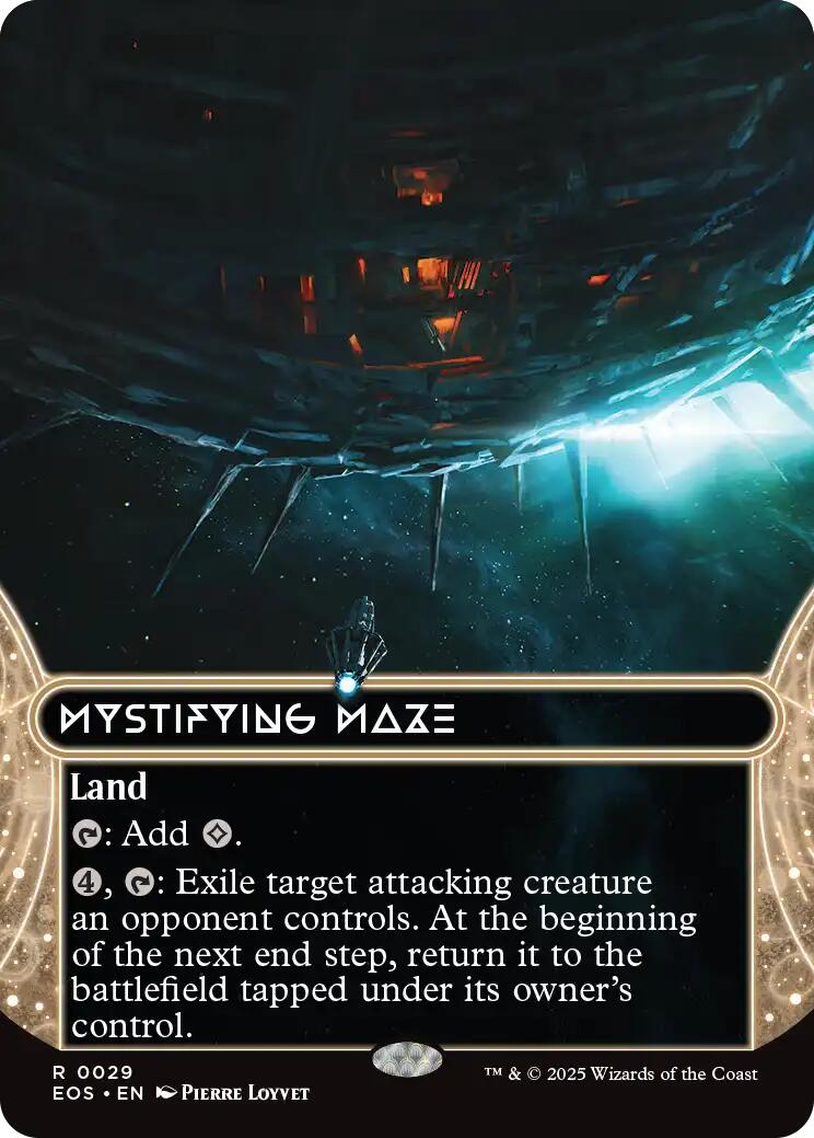 Mystifying Maze (0029) (Borderless) [Edge of Eternities: Stellar Sights] | PLUS EV GAMES 