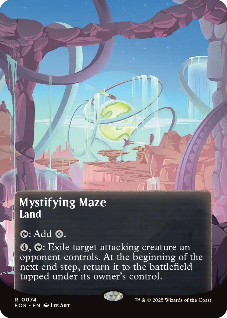 Mystifying Maze (0074) (Borderless) [Edge of Eternities: Stellar Sights] | PLUS EV GAMES 