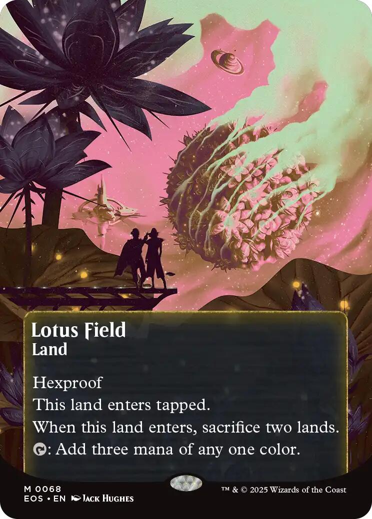 Lotus Field (0068) (Borderless) [Edge of Eternities: Stellar Sights] | PLUS EV GAMES 