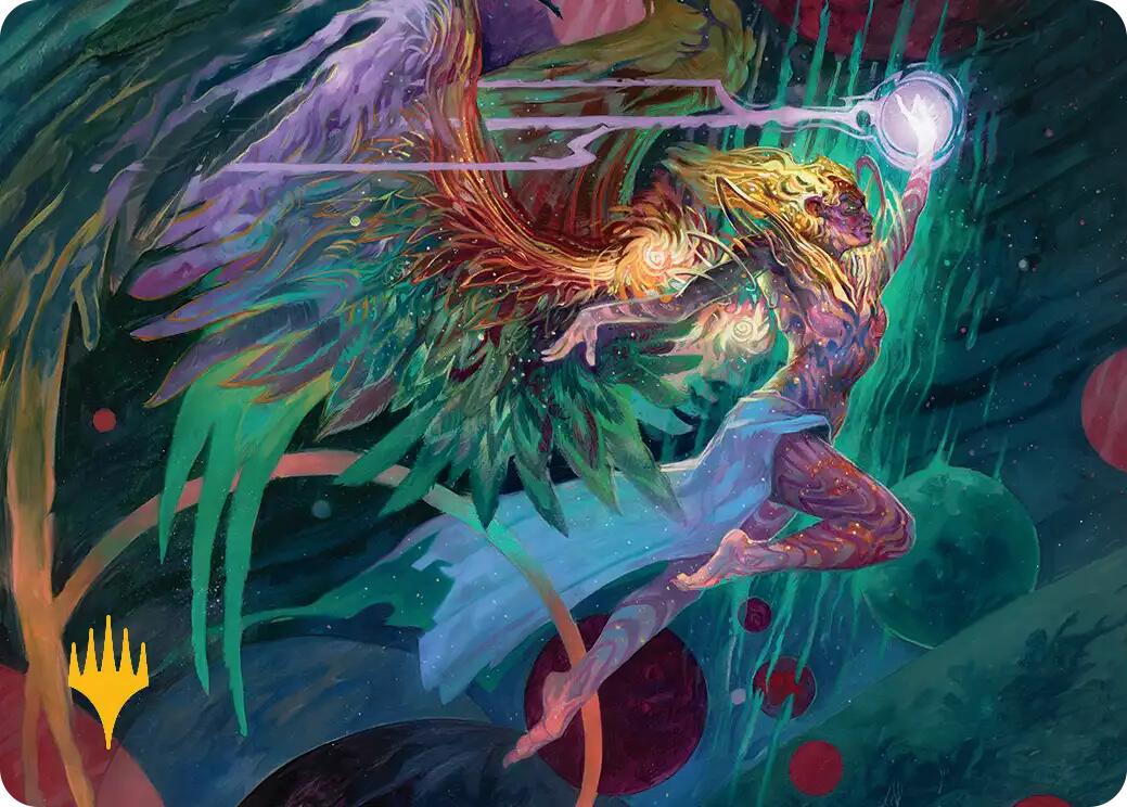 Exalted Sunborn Art Card (Gold-Stamped Signature) [Edge of Eternities Art Series] | PLUS EV GAMES 