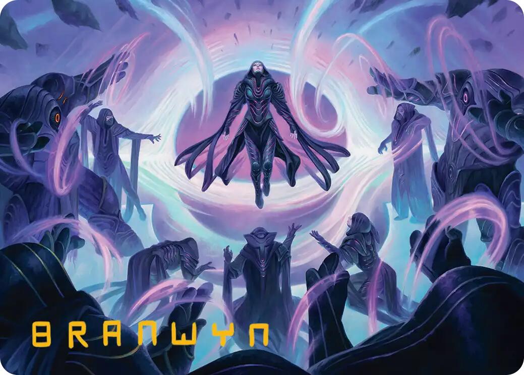 Chorale of the Void Art Card (Gold-Stamped Signature) [Edge of Eternities Art Series] | PLUS EV GAMES 