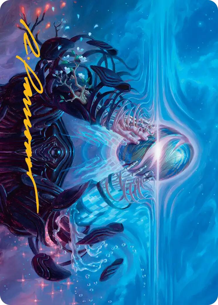 The Endstone Art Card (Gold-Stamped Signature) [Edge of Eternities Art Series] | PLUS EV GAMES 