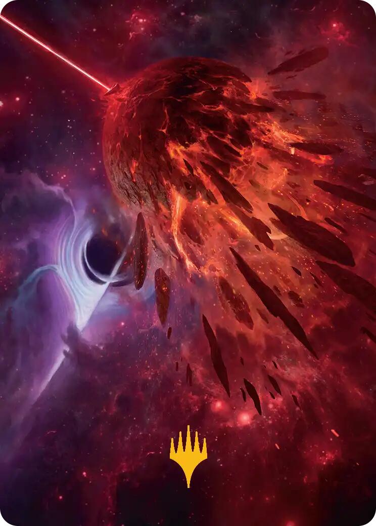 Kavaron, Memorial World Art Card (Gold-Stamped Planeswalker Symbol) [Edge of Eternities Art Series] | PLUS EV GAMES 