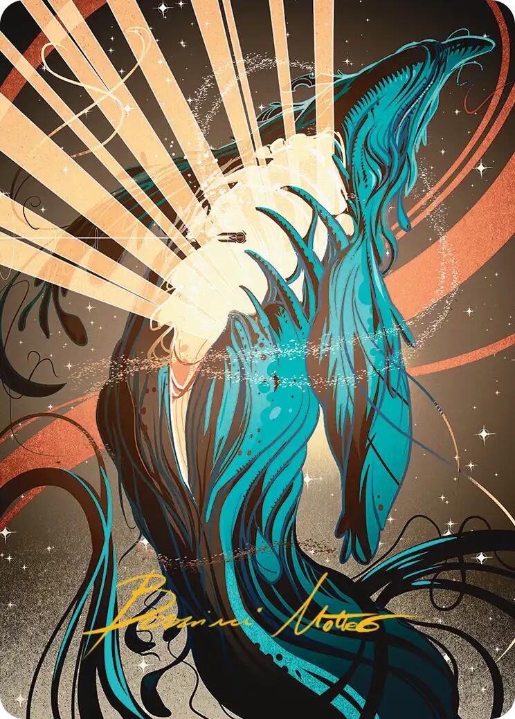 Swarmyard Art Card (Gold-Stamped Signature) [Edge of Eternities Art Series] | PLUS EV GAMES 