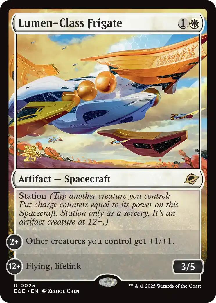Lumen-Class Frigate [Edge of Eternities Prerelease Promos] | PLUS EV GAMES 