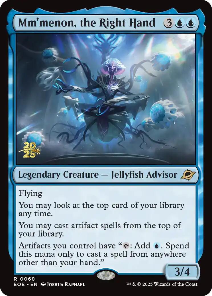 Mm'menon, the Right Hand [Edge of Eternities Prerelease Promos] | PLUS EV GAMES 
