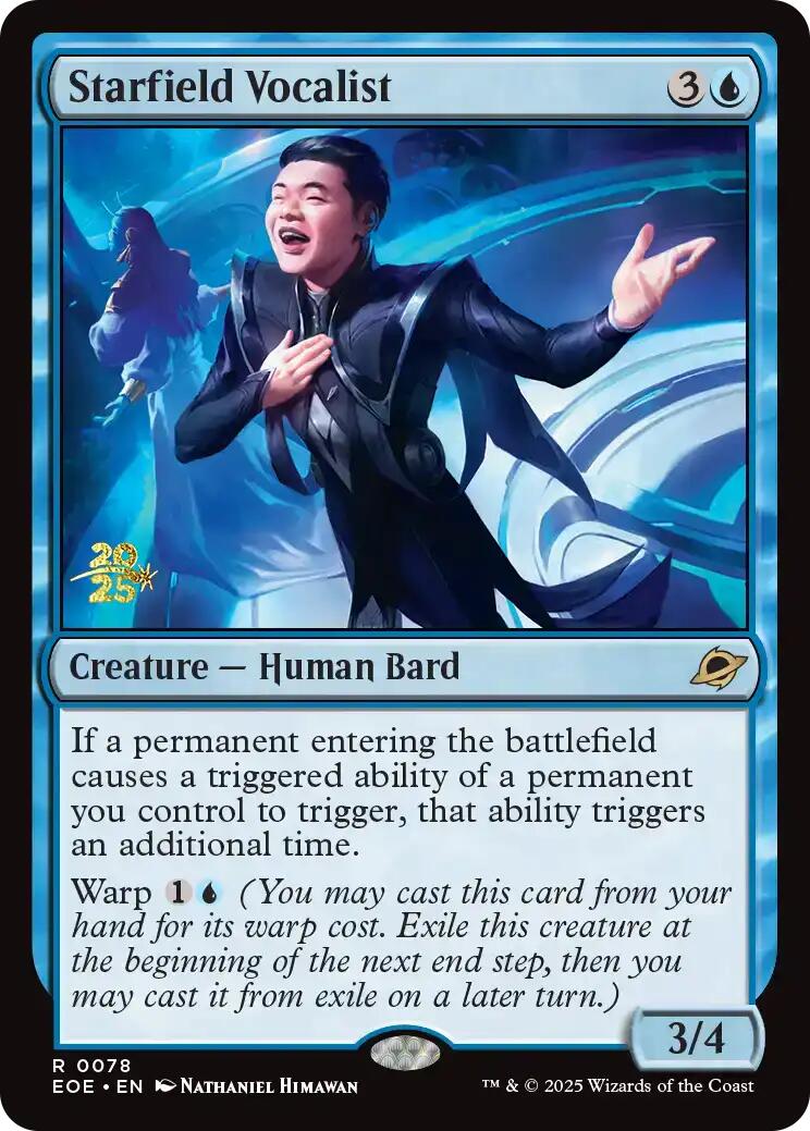 Starfield Vocalist [Edge of Eternities Prerelease Promos] | PLUS EV GAMES 