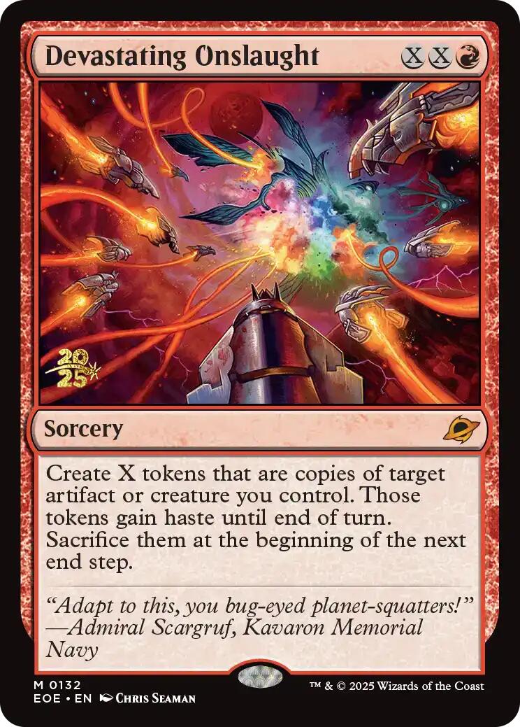 Devastating Onslaught [Edge of Eternities Prerelease Promos] | PLUS EV GAMES 