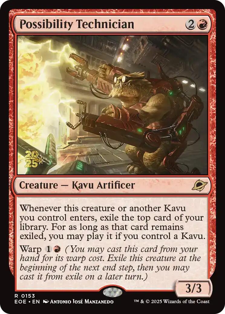 Possibility Technician [Edge of Eternities Prerelease Promos] | PLUS EV GAMES 