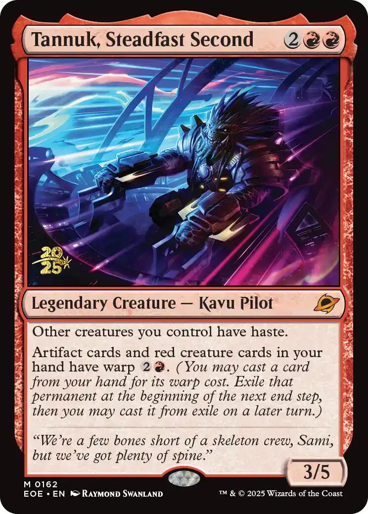Tannuk, Steadfast Second [Edge of Eternities Prerelease Promos] | PLUS EV GAMES 