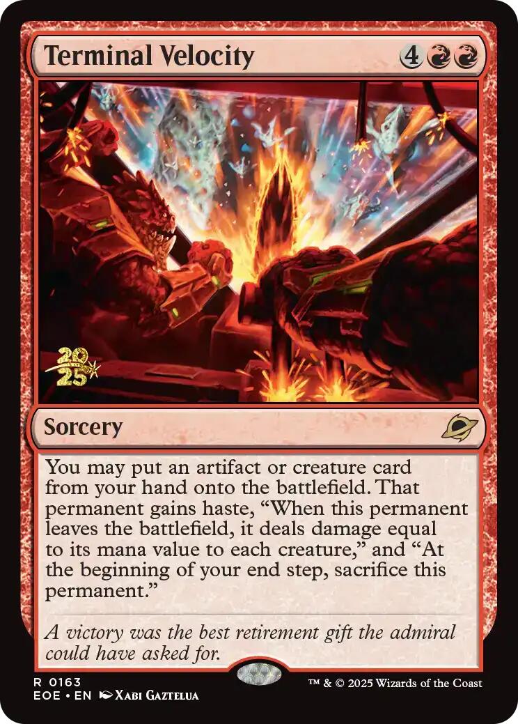 Terminal Velocity [Edge of Eternities Prerelease Promos] | PLUS EV GAMES 