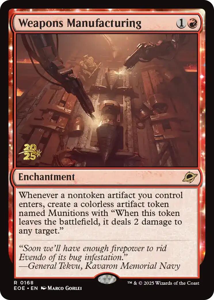 Weapons Manufacturing [Edge of Eternities Prerelease Promos] | PLUS EV GAMES 