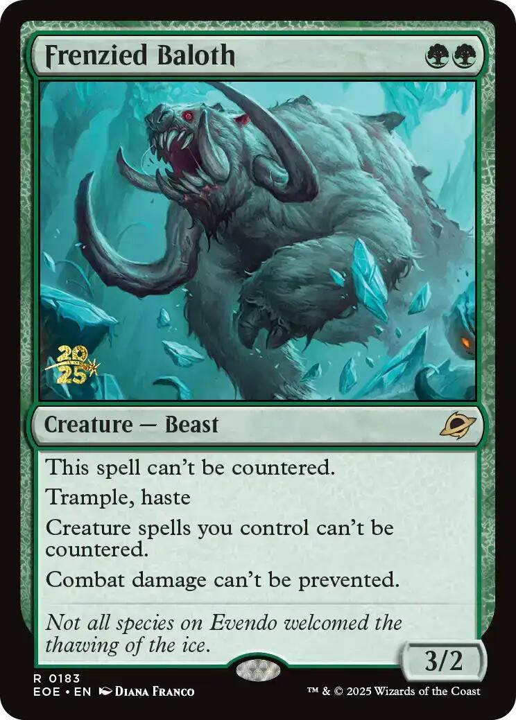 Frenzied Baloth [Edge of Eternities Prerelease Promos] | PLUS EV GAMES 