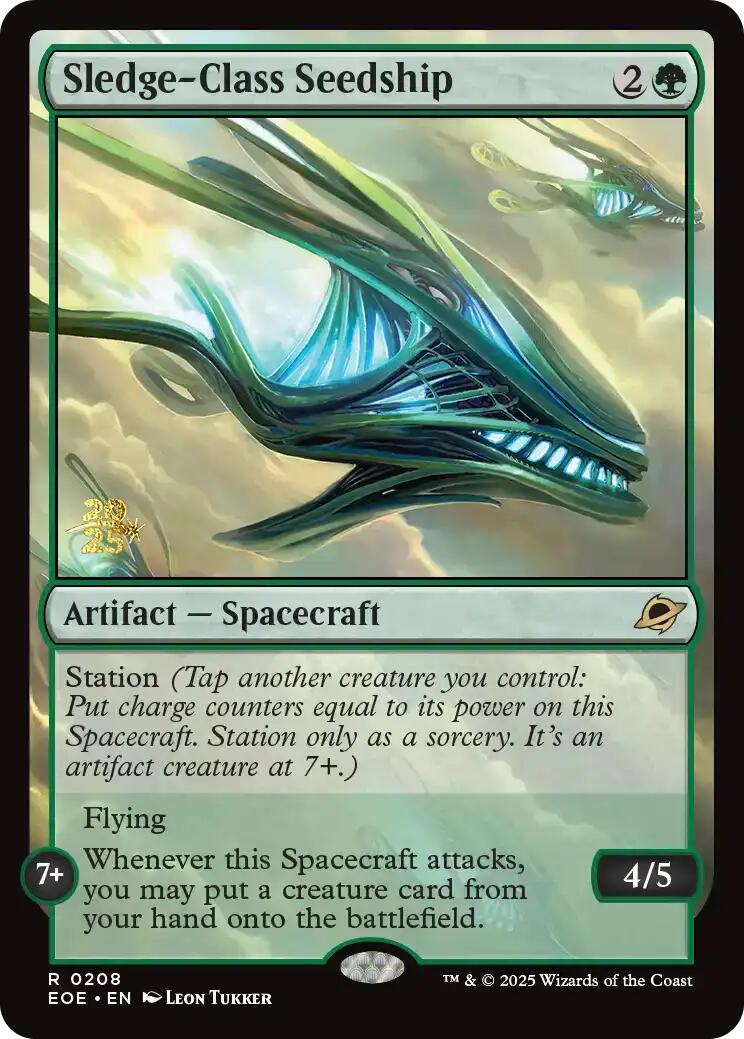 Sledge-Class Seedship [Edge of Eternities Prerelease Promos] | PLUS EV GAMES 
