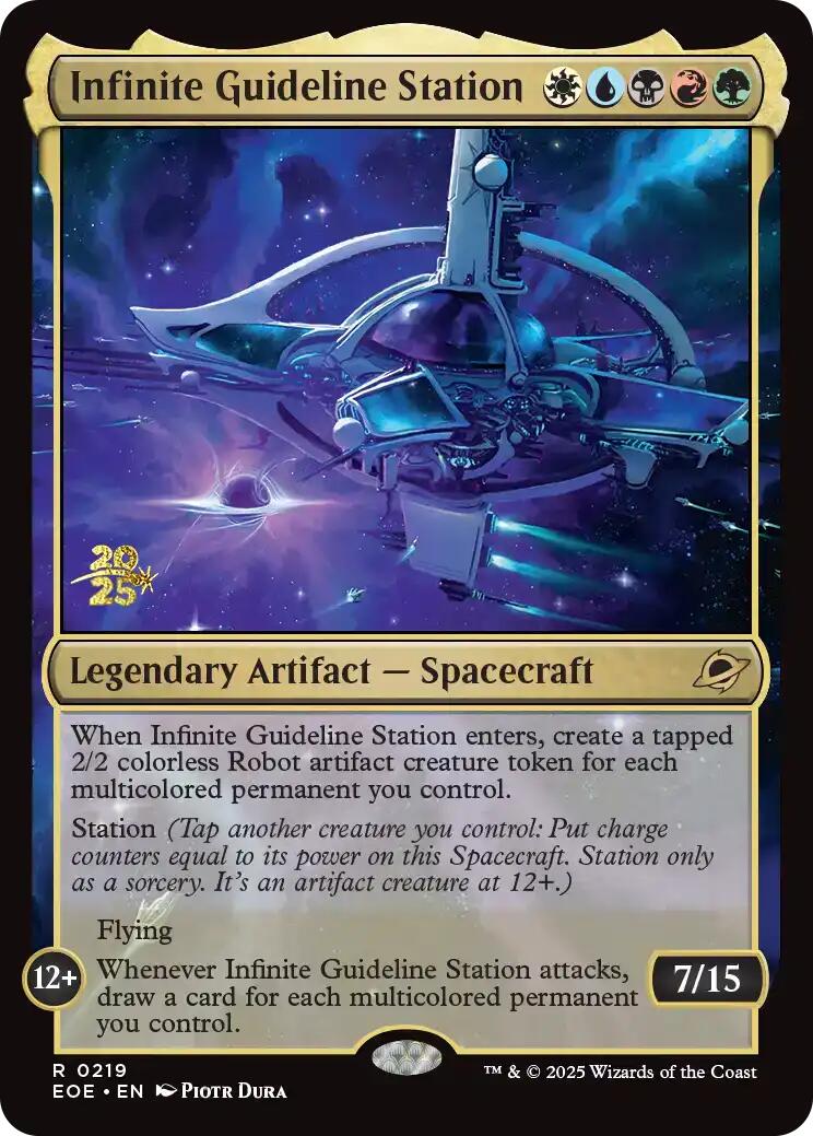 Infinite Guideline Station [Edge of Eternities Prerelease Promos] | PLUS EV GAMES 