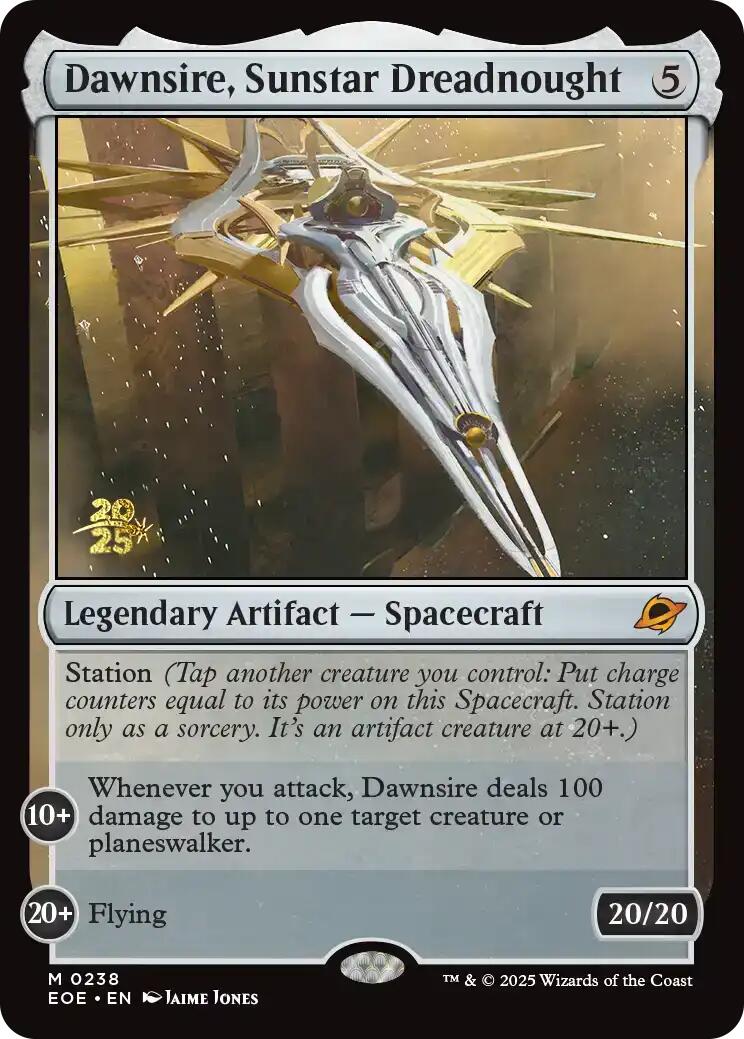 Dawnsire, Sunstar Dreadnought [Edge of Eternities Prerelease Promos] | PLUS EV GAMES 