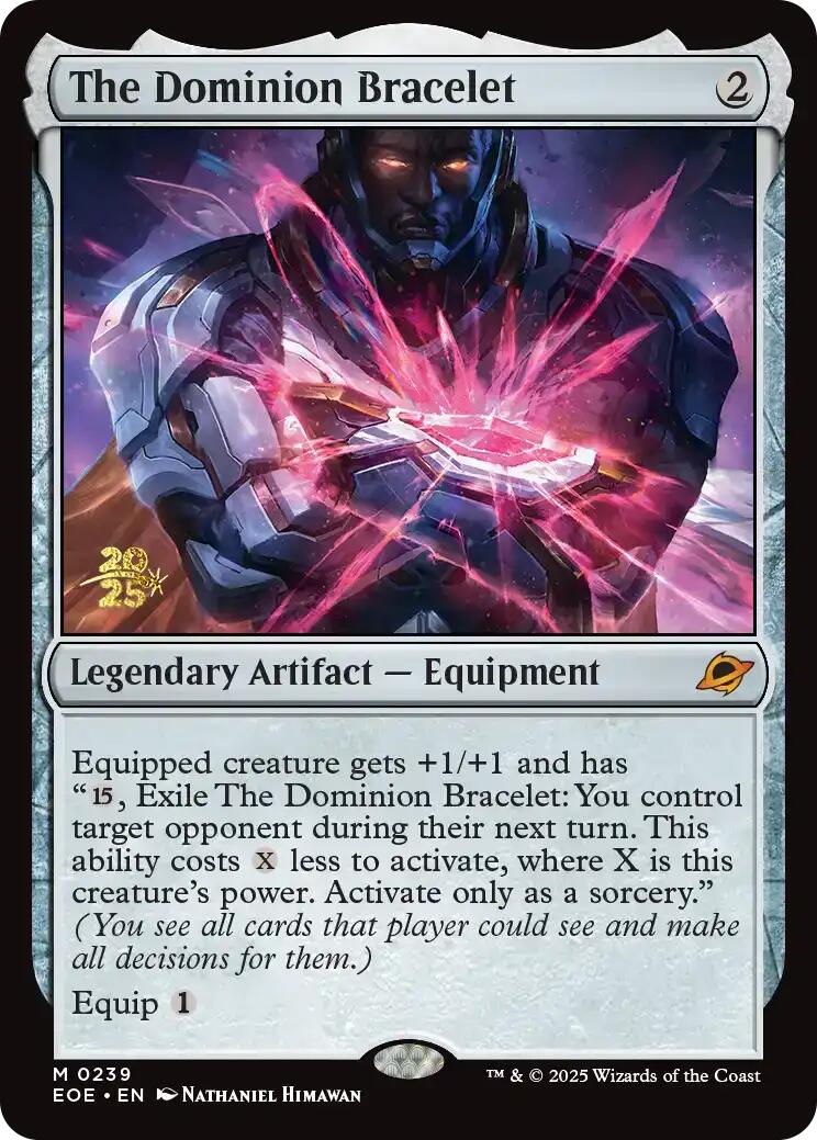 The Dominion Bracelet [Edge of Eternities Prerelease Promos] | PLUS EV GAMES 