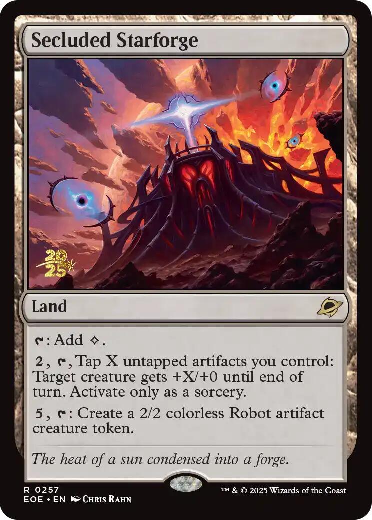 Secluded Starforge [Edge of Eternities Prerelease Promos] | PLUS EV GAMES 