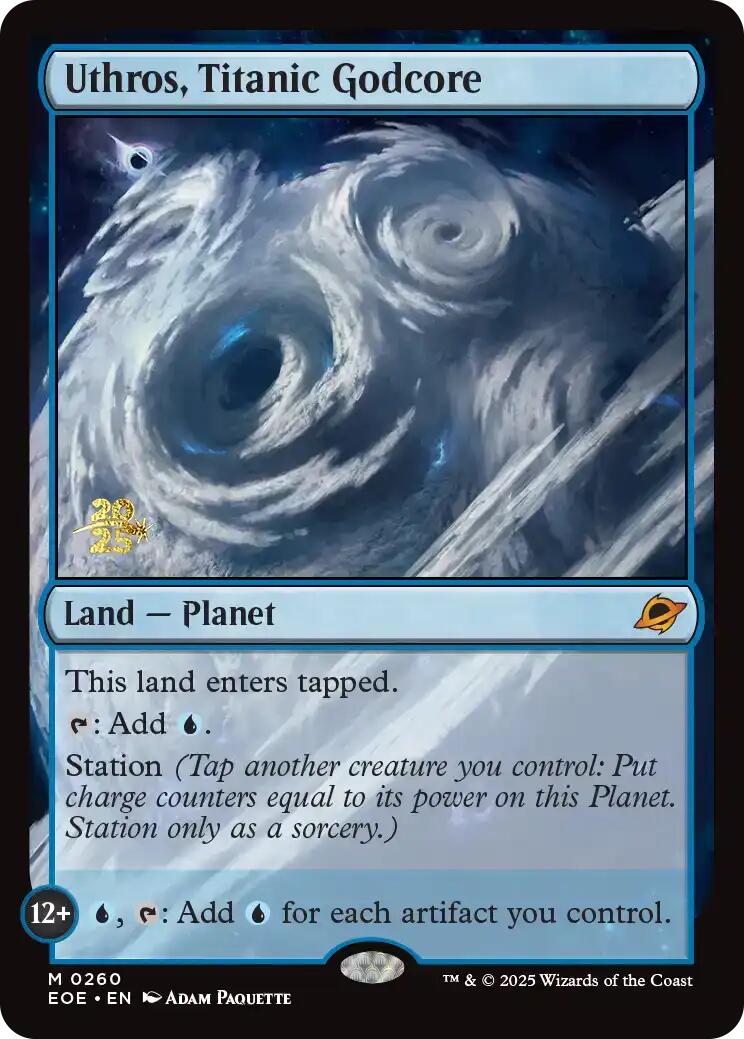 Uthros, Titanic Godcore [Edge of Eternities Prerelease Promos] | PLUS EV GAMES 