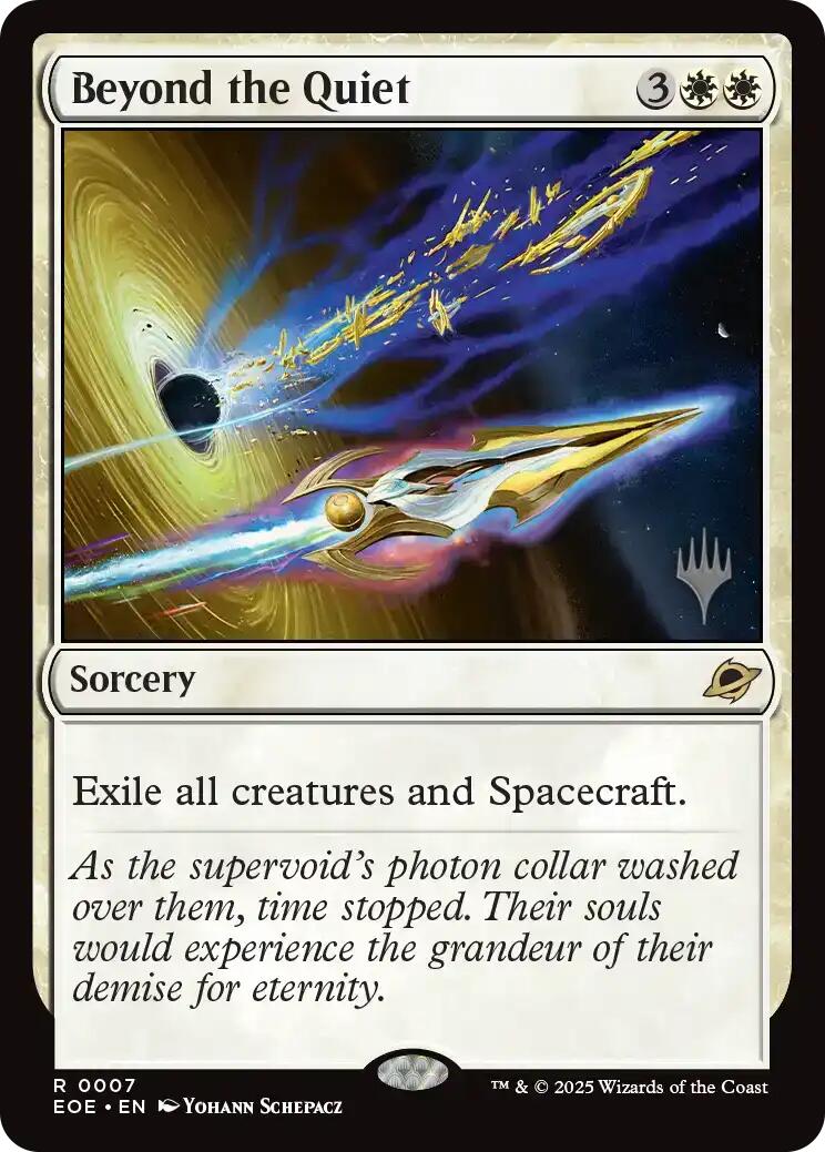Beyond the Quiet [Edge of Eternities Promo Pack] | PLUS EV GAMES 