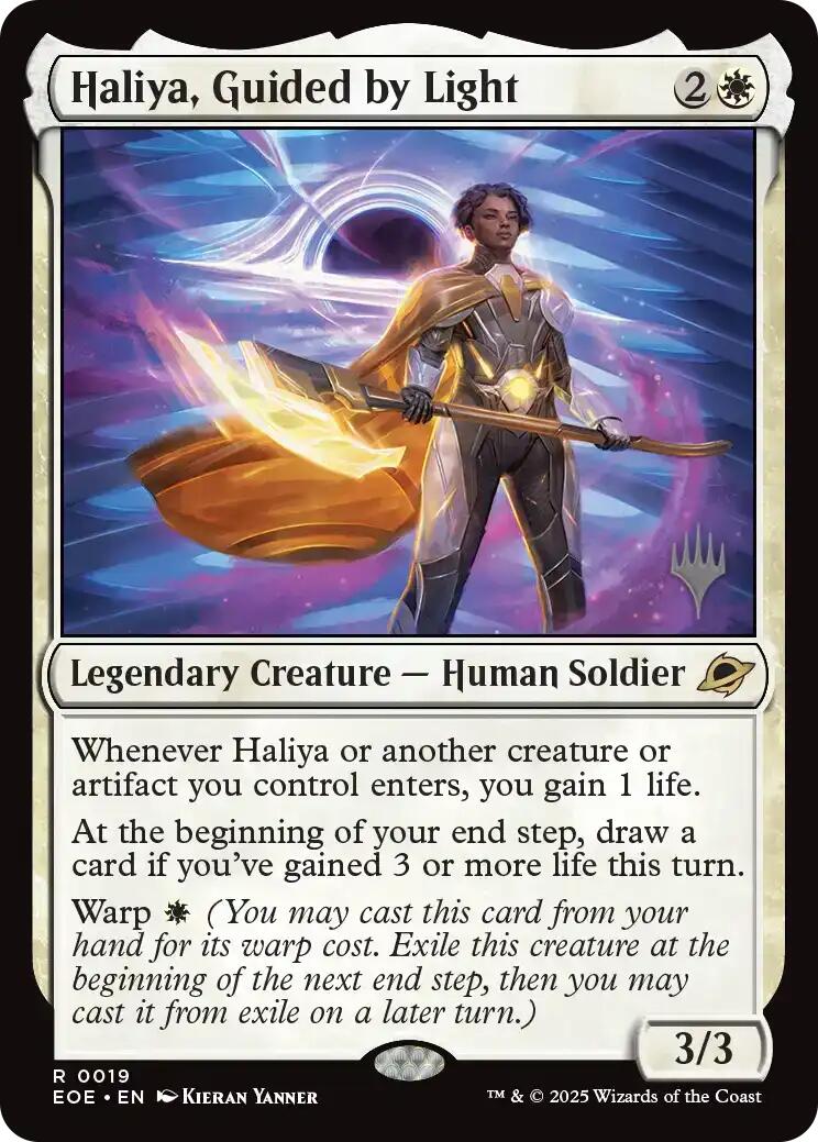 Haliya, Guided by Light [Edge of Eternities Promo Pack] | PLUS EV GAMES 