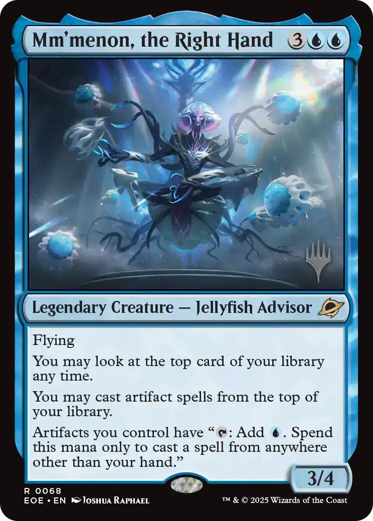 Mm'menon, the Right Hand [Edge of Eternities Promo Pack] | PLUS EV GAMES 